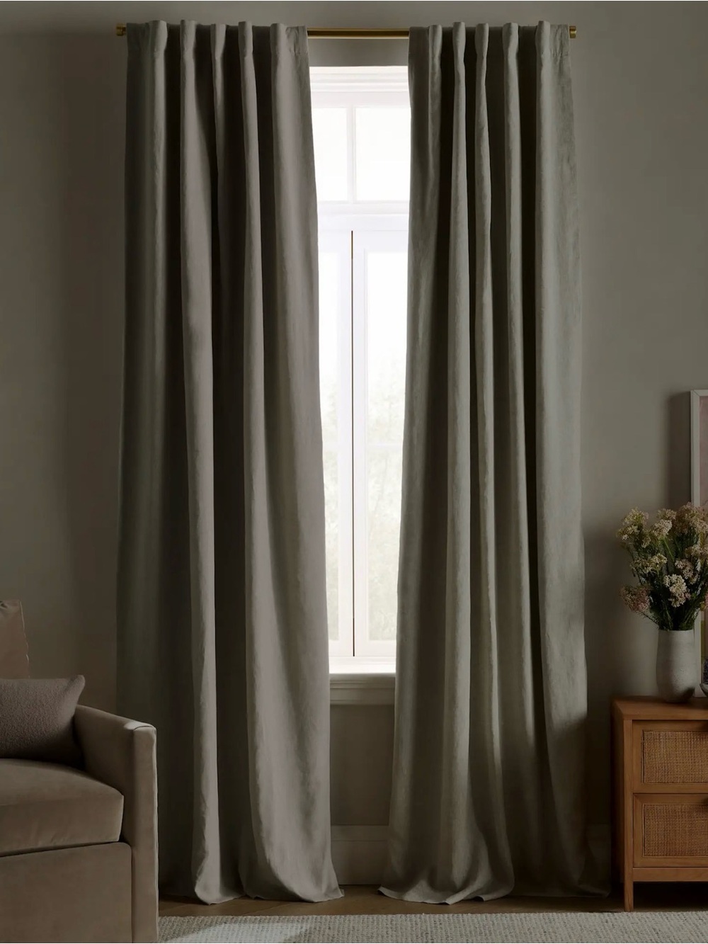 NWOT Sage European Linen Blackout 48x96 Panel - Retails $102